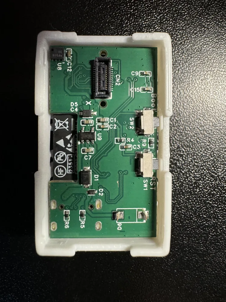 MSR-2 PCB exposed with the back plate removed