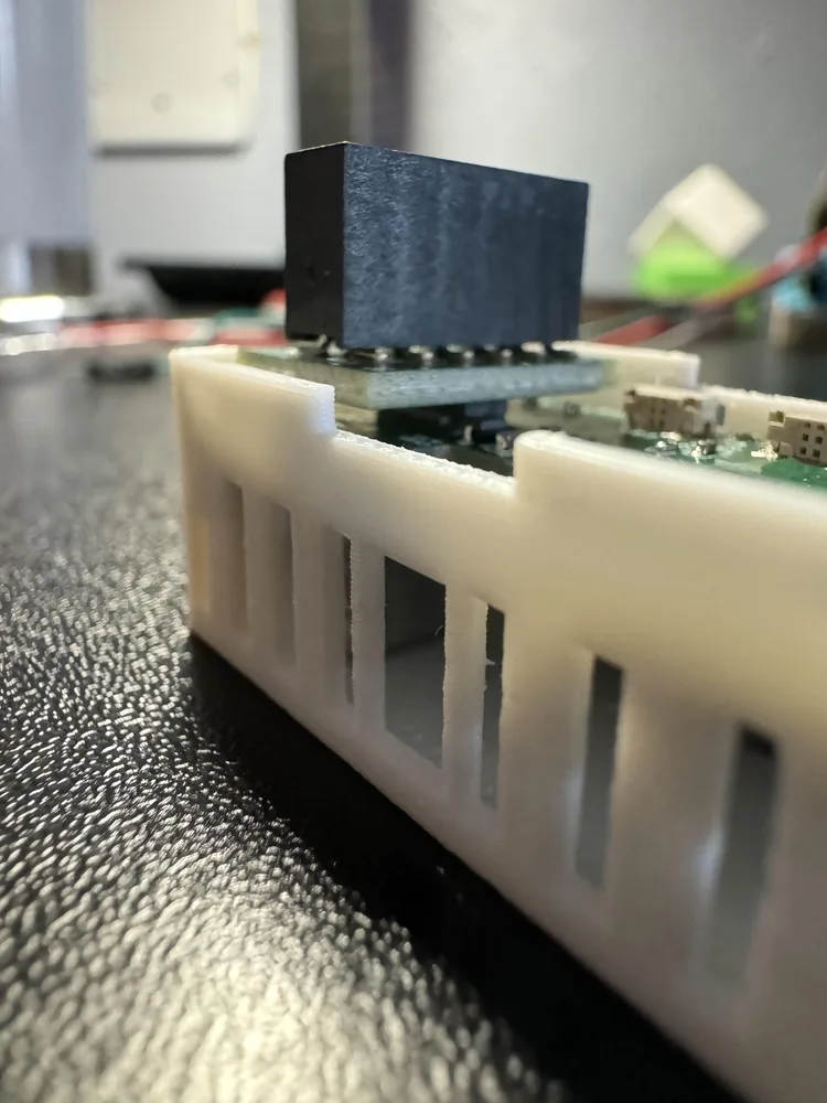 GPIO Header fully seated flat against the MSR-2 PCB